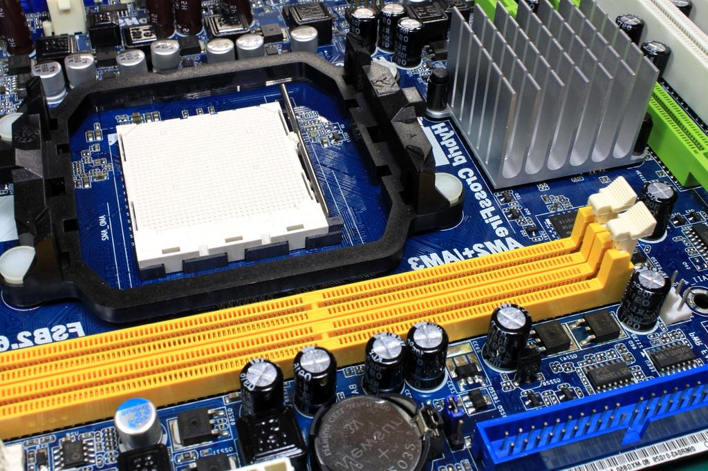 Close-up of Computer Processor Chip